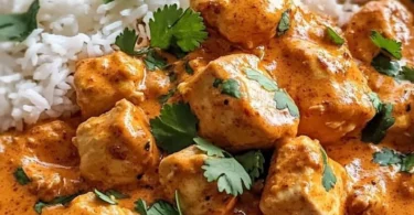 Authentisches Butter Chicken mit aromatischen Gewürzen und cremiger Sauce