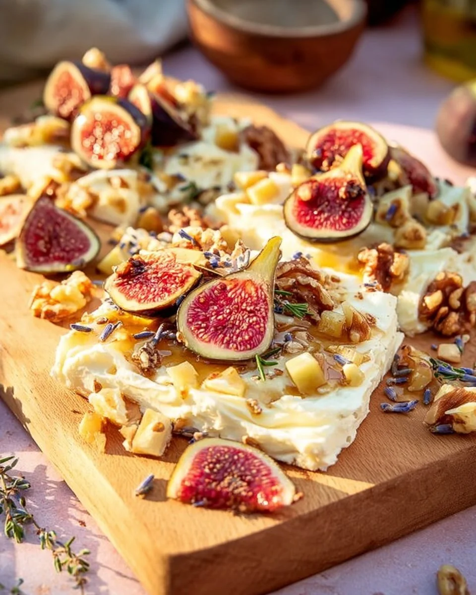 Butterboard mit Feigen und karamellisierten Zwiebeln für genussvolle Anlässe
