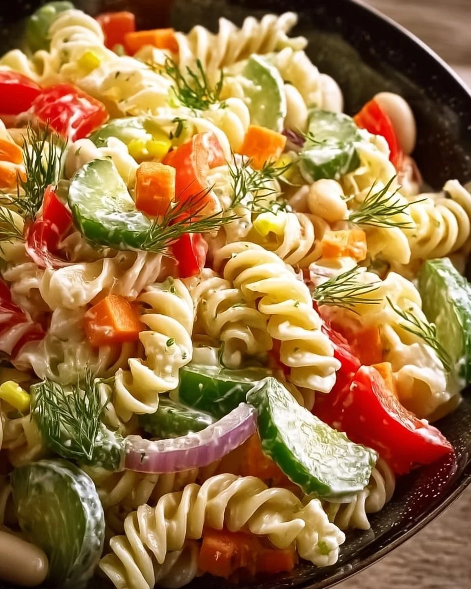 Cremiger Nudelsalat