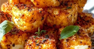 Rezept für knusprigen Feta aus der Heißluftfritteuse