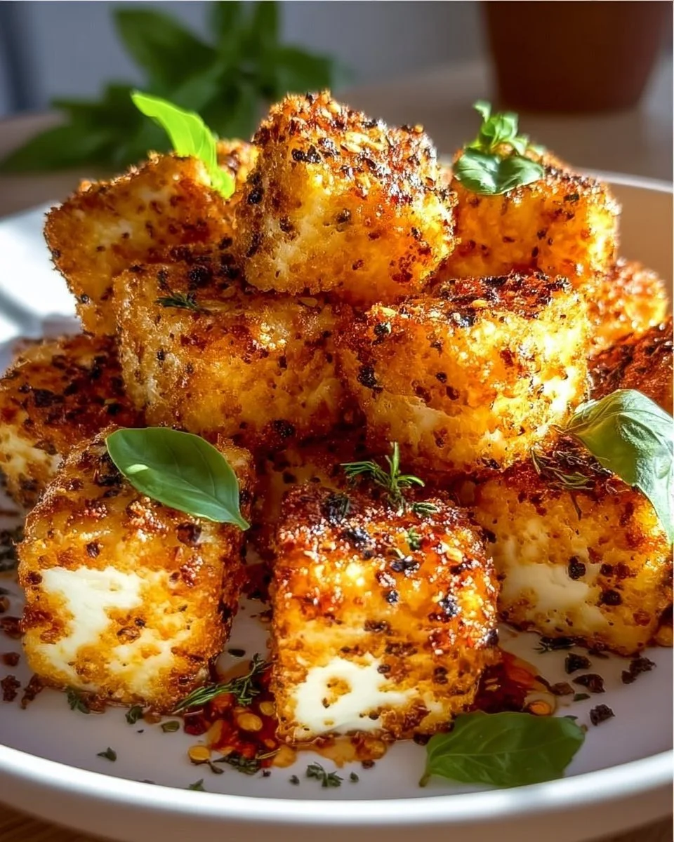Crispy Feta aus der Heißluftfritteuse