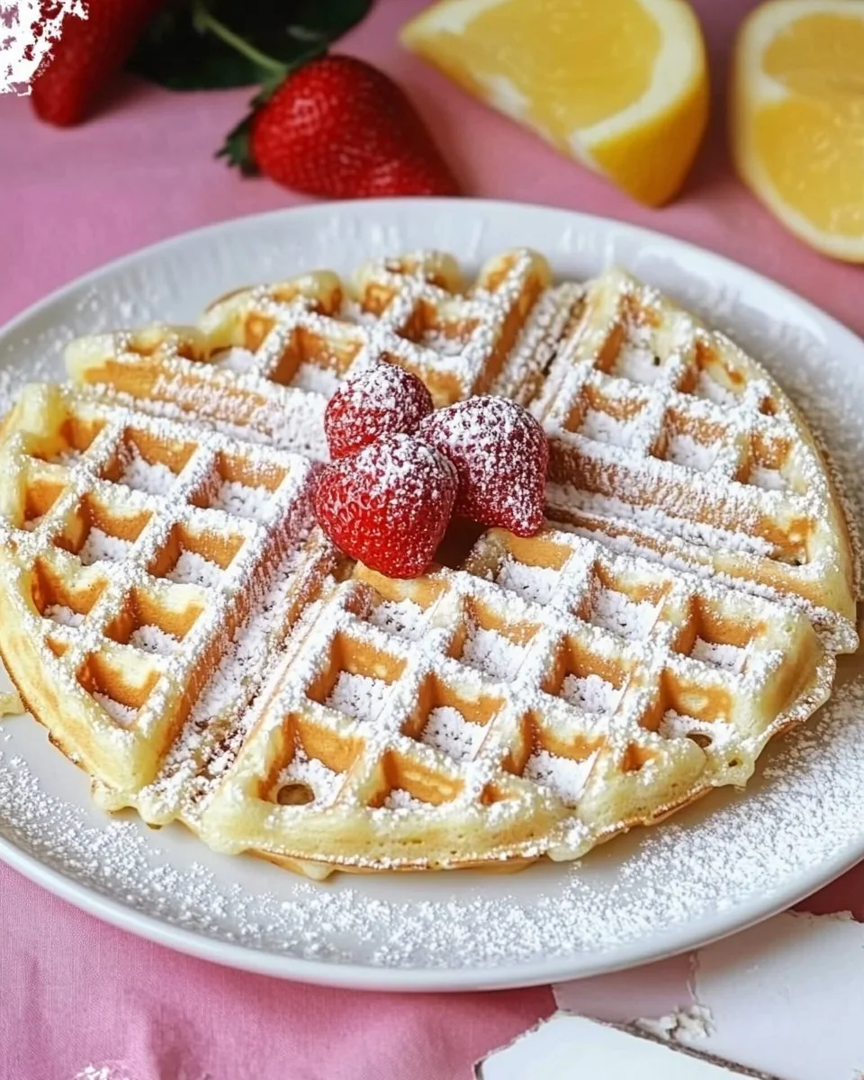 Leckeres Waffelrezept mit frischen Zutaten und knusprigen Waffeln