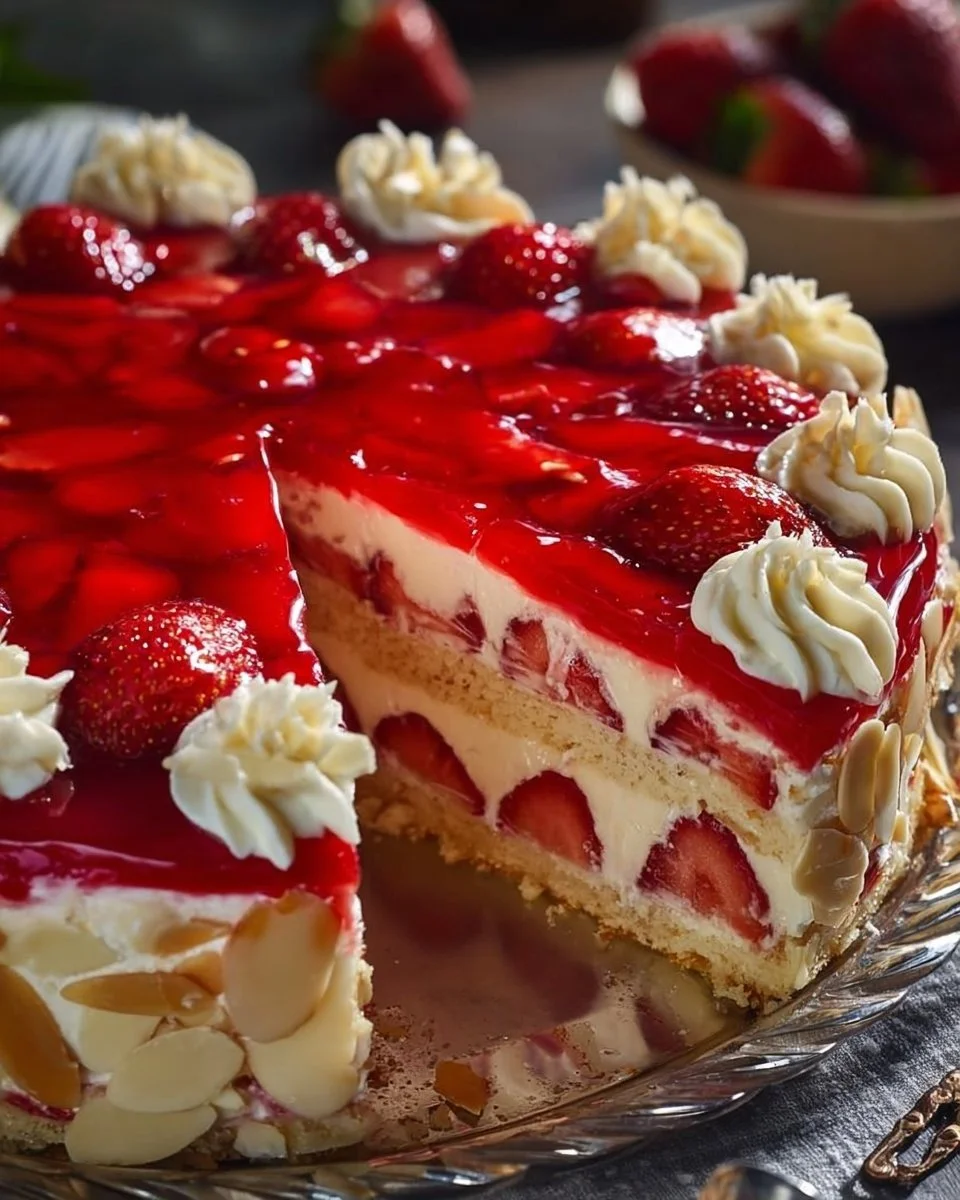 Das weltbeste Erdbeerkuchen Rezept