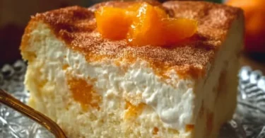 Fantakuchen ohne Backen mit frischen Früchten und Sahne