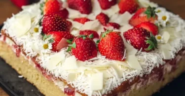 Frau Holle Kuchen mit frischen Zutaten und einer verführerischen Glasur