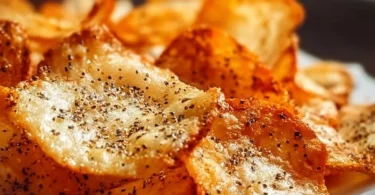Hüttenkäse-Chips in einer Schale, gesunder Snack voller Geschmack.
