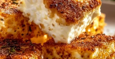 Krümeliger Feta aus dem Airfryer für eine köstliche Mahlzeit