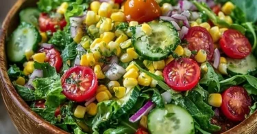 Leckerer 5-Minuten-Salat, schnell und gesund zubereitet