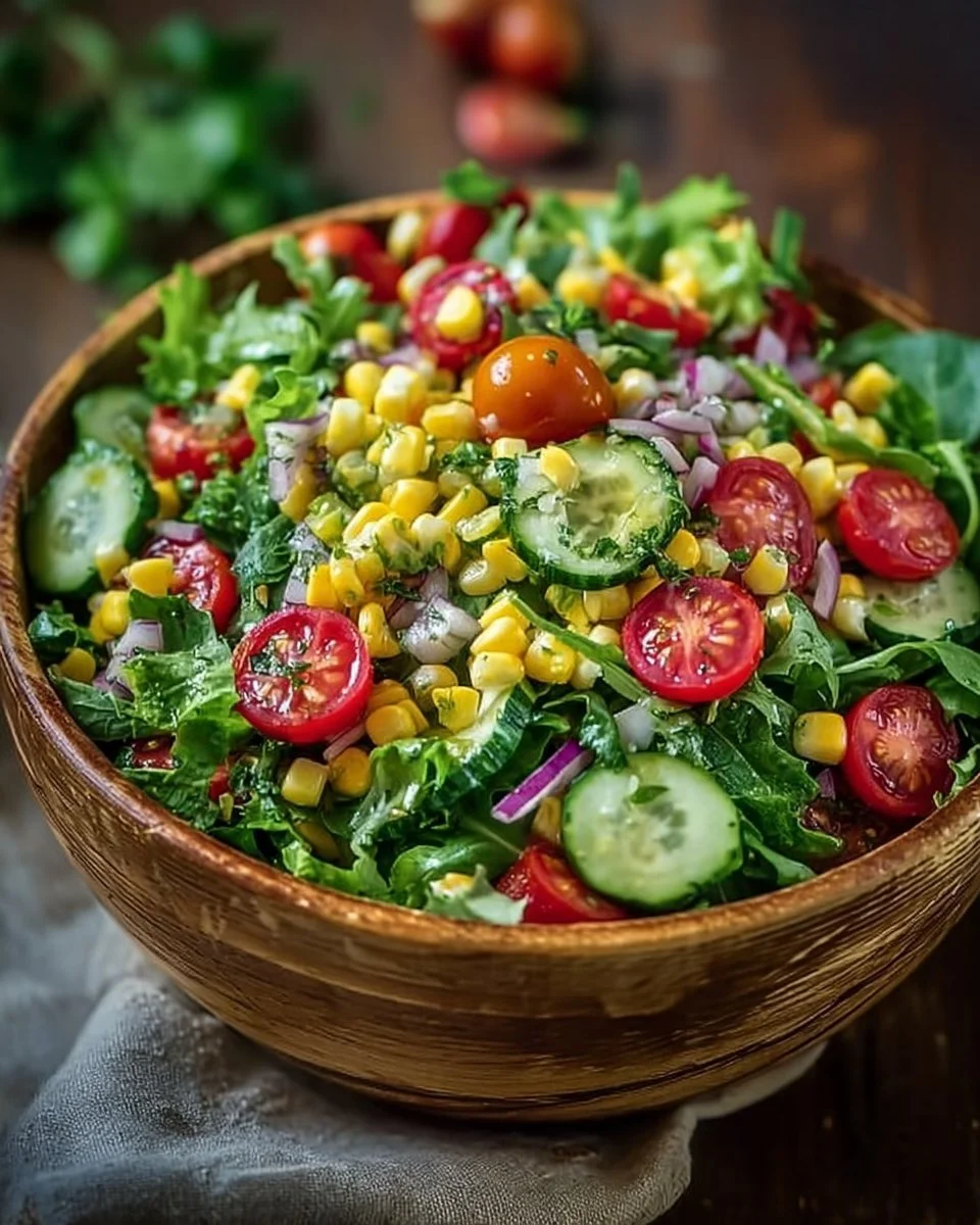 Leckerer 5-Minuten-Salat, schnell und gesund zubereitet