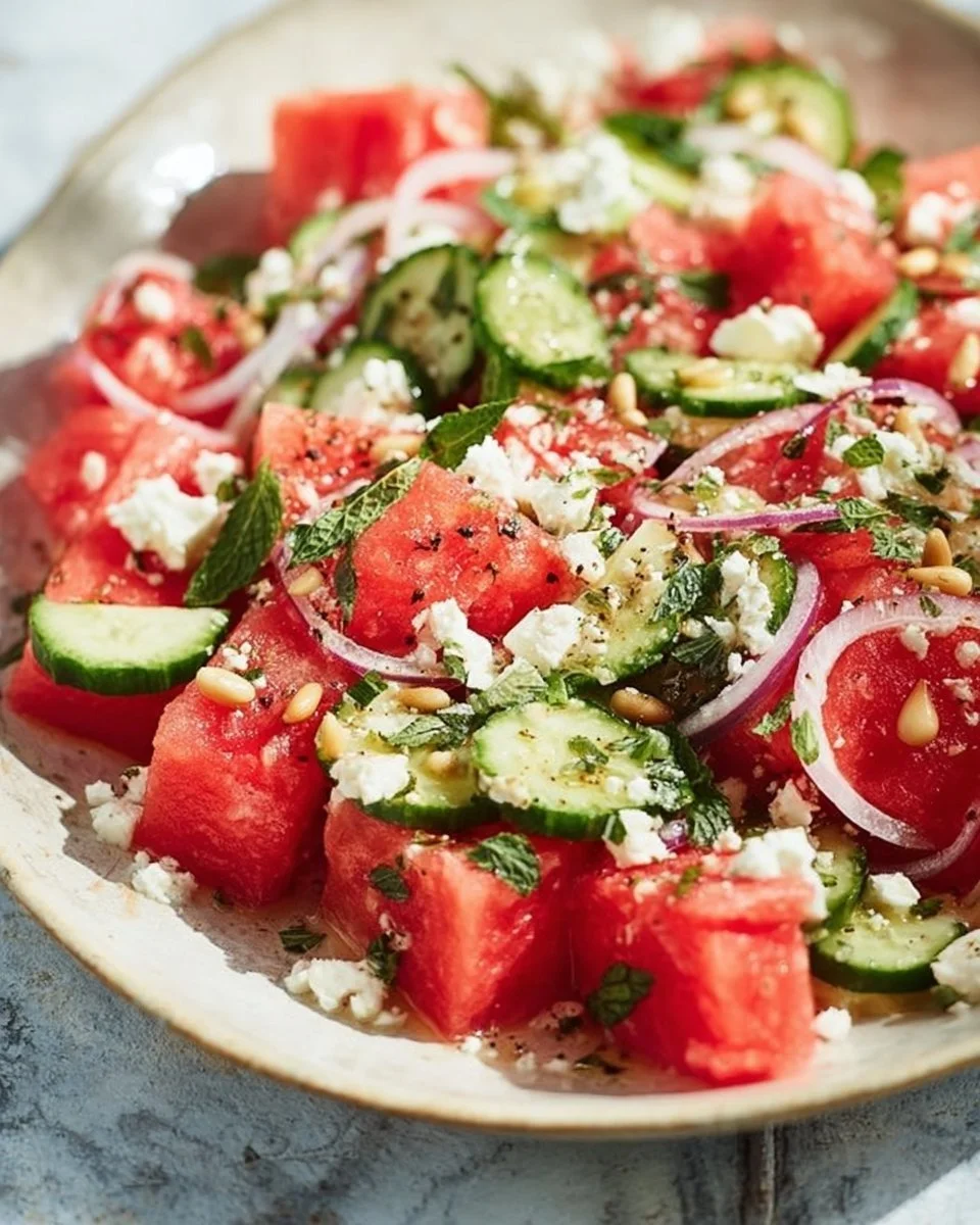 Melonen-Feta-Salat