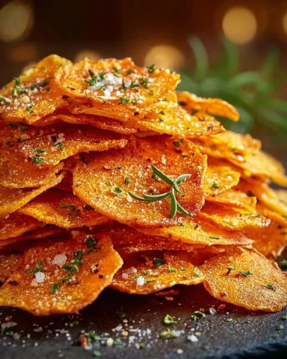 Gesunde Möhrenchips als knuspriger Snack für jeden Anlass