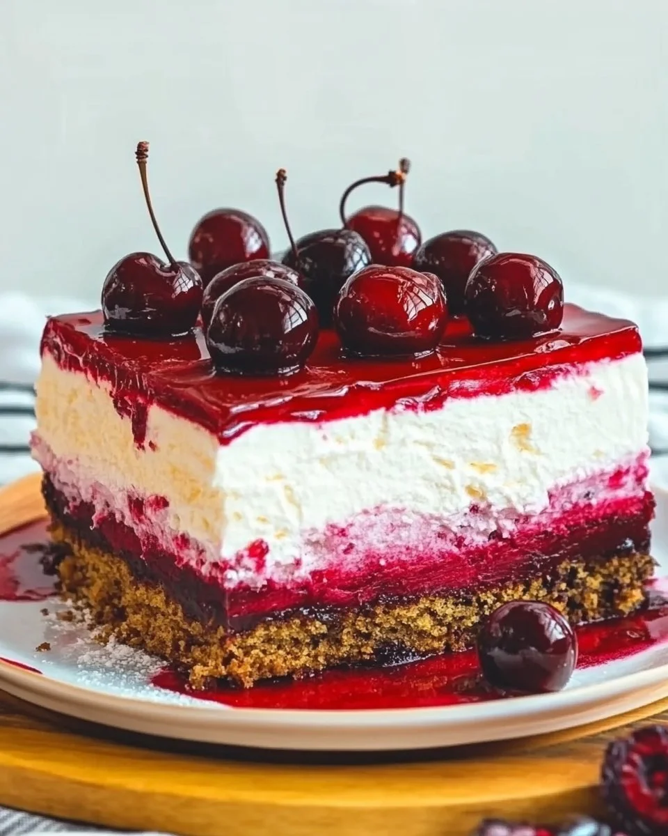 Verlockender Rotkäppchenkuchen mit saftigem Kern und köstlicher Dekoration.