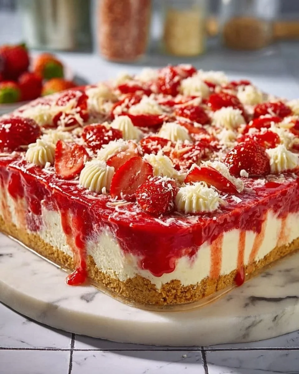 Spaghettieis-Blechkuchen im Tassenrezept - ein süßes Kuchen-Highlight.