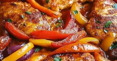 Zigeuner Schnitzel aus dem Ofen: Ein saftiges Gericht mit Paprika und Zwiebeln