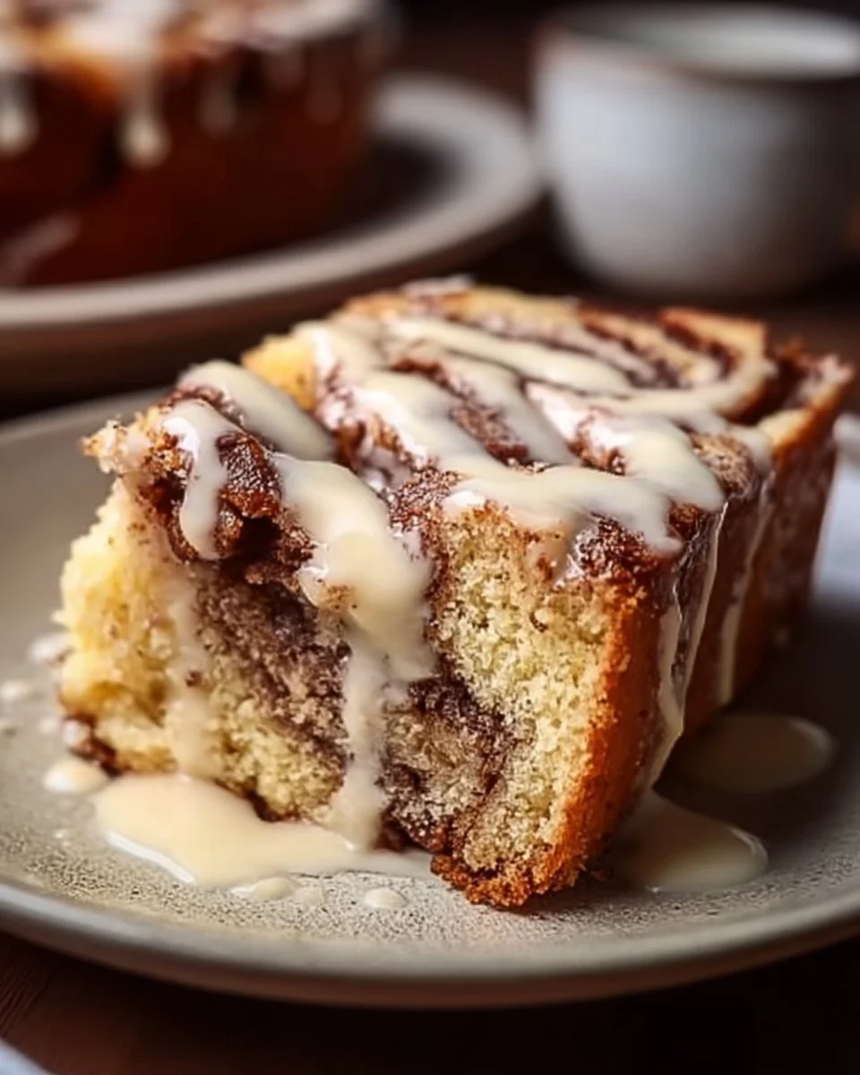 Leckerer Zimtkuchen, perfekt gebacken mit Zimt und einer saftigen Textur.